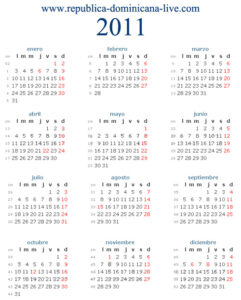 Calendario Laboral 2011